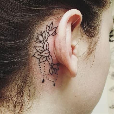 Top 50 Behind the Ear Tattoo Ideas